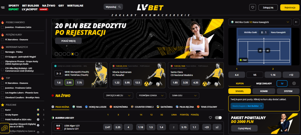 Nasza recenzja legalnego bukmachera LV BET!